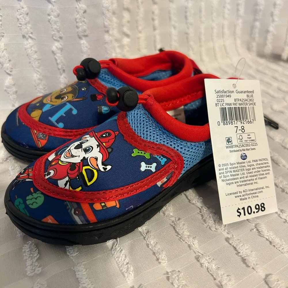 Paw Patrol Kids Water Shoes - Blue and Red‎